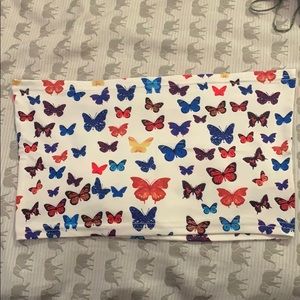 Butterfly tube top